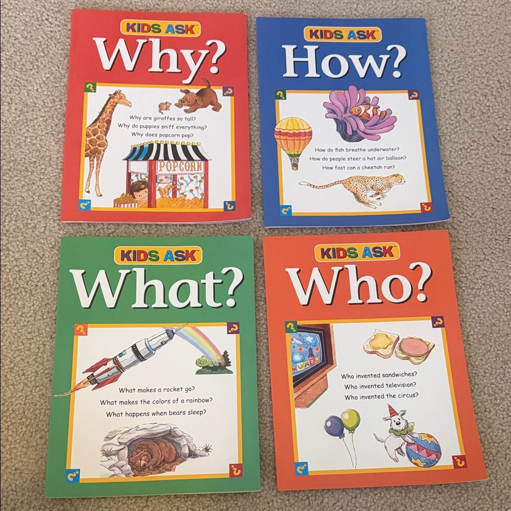 Book Set - Why, How, What, Who